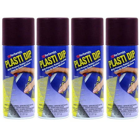 Performix Plasti Dip 11254 Matte Black Cherry Rubber Spray 4