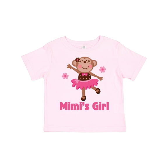 Inktastic Mimi's Girl Monkey Girls Toddler T-Shirt