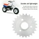 thumbnail image 4 of Piñón Trasero, aleación De Acero Duradera, Fácil De Instalar, Cadena 420 De 30 Mm, Piñón De Transmisión Trasero 24T Para Bicicleta Monkey Z50A Z50 Z50R Z50J, 4 of 7