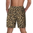 thumbnail image 4 of Gaeub Leopard Print Mens Swim Trunks Stretch Beach Shorts Quick Dry for Men Swim Shorts Swimwear with Pockets- 3X-Large, 4 of 9