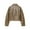 Brown-6, variant on Black*Friday ChaoHeng Women Jacket Clearance under $10 Women's Solid Color Faux Leather Jacket,Long Sleeve Motorcycle Style