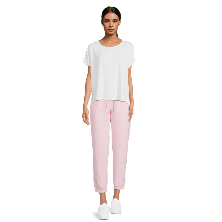 No Boundaries Juniors Faux Faux Shearling Lined Joggers