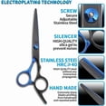 thumbnail image 3 of wingsbro Hair Styling Tools Kit, Professional Barber Scissors 6.7 Inches, Flat & Thinning Hair Cutting Scissors Set, 3 of 6