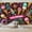 Color 4, variant on Wallpaper Colorful Food Menu Pizza Ice Cream Drinks Peel and Stick Wall Murals 69"H x 96"W Removable PVC Wall Paper Self-Adhesive Wall Paintings Art Decor for Bedroom Living Room