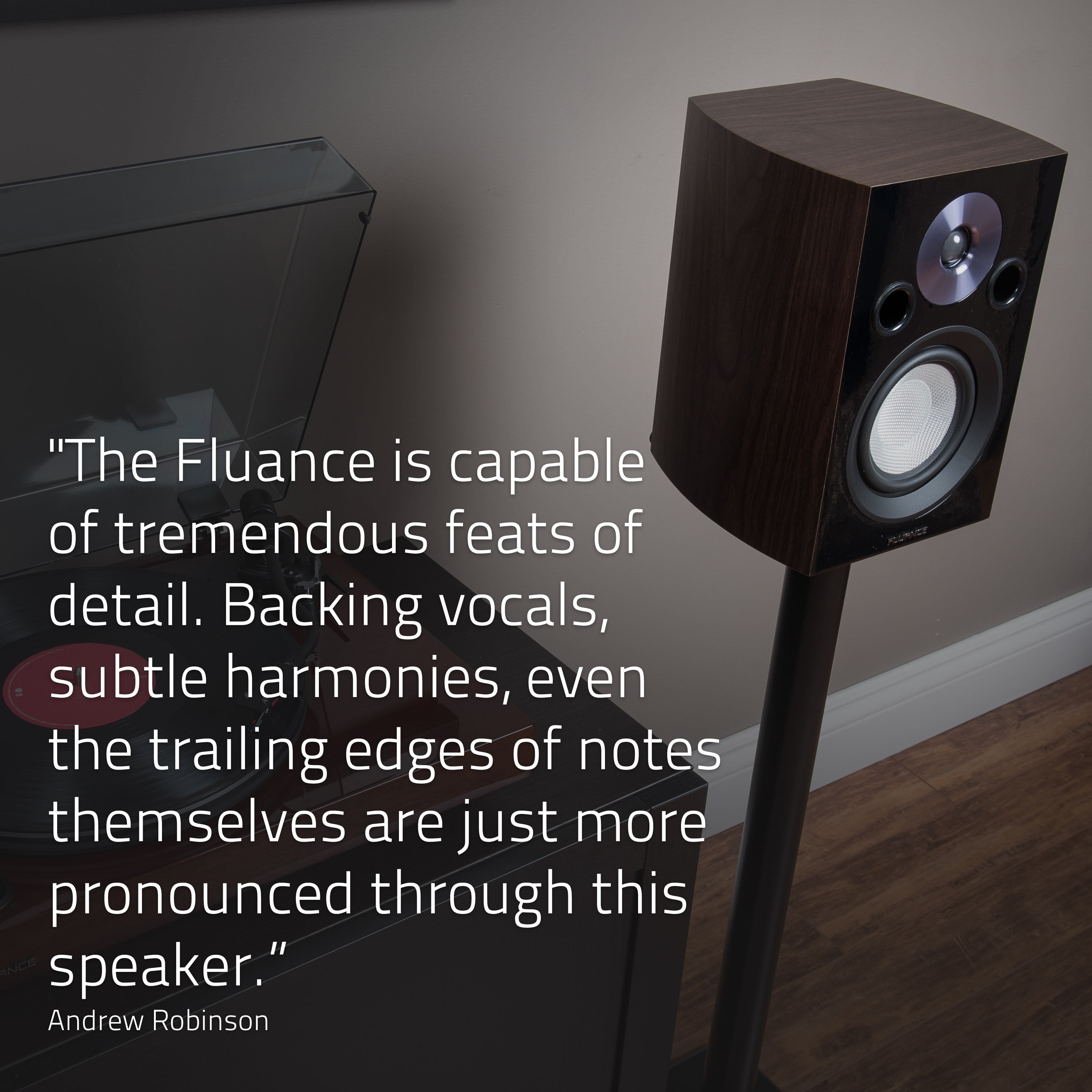 Fluance Reference High Performance 2-Way Bookshelf and Surround Sound Speakers for 2-Channel Stereo Listening or Home Theater System - Black Ash/Pair (XL8S)
