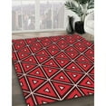 thumbnail image 2 of Ahgly Company Indoor Rectangle Patterned Tomato Sauce Red Area Rugs, 5' x 7', 2 of 6