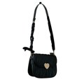 thumbnail image 2 of Bolso de hombro individual a la moda para mujer, elegante, fácil de combinar, compacto, para ir de compras, color negro, tamaño libre, 2 of 14