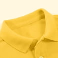 thumbnail image 3 of Abcomgle Boys Golf Shirts 12-14 Short Sleeve Pique Polo Shirt Button Closure Solid Color School Uniform Shirts Soft Collared Fall Back to School Clothes, 3 of 7