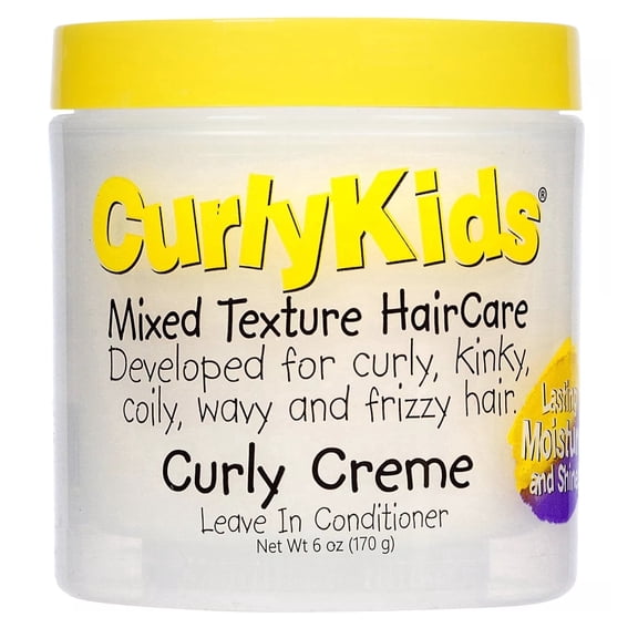 Curlykids Curly Creme  Leave in Conditioner Conditioner, 6 oz