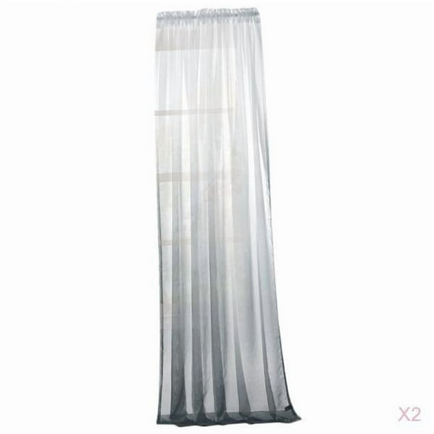 2 Cortinas con Degradado de Ventana, Cortina para Habitación de Niños de 96 "