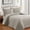 Gray, variant on Videri Home Diamond Pattern Queen Quilt Set, All Season Lightweight Bedspread Coverlet, Soft Brushed Microfiber, Machine Washable(White, King)