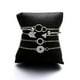 thumbnail image 2 of Xihbxyly Pulsera de Cadena Geométrica Abierta con Nudo de Diamantes Redondos, 2 of 3
