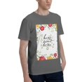 thumbnail image 2 of Bingfone Home Sweet Home Floral Men'S Loose Fit Short-Sleeve Pocket T-Shirt, 2 of 7