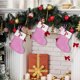 thumbnail image 1 of Adornos navideños, adornos navideños, regalos navideños, medias de punto, medias de lana, letras bordadas, bolsa de regalo de dulces para niños, bolsa de regalo para medias navideñas, decorar, decorar, 1 of 3