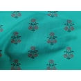 thumbnail image 4 of oneOone Cotton Poplin Fabric Leaves & Floral Block Print Fabric BTY 42 Inch Wide, 4 of 5