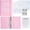 Pink, variant on XC 100 Envelopes Money Saving Binder A5 Savings Challenge Book Easy and Fun Way to Save $5,050