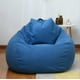 thumbnail image 1 of The color is as shown in the main picture 100*120cm Lazy Sofa Cover Chairs without Filler Linen Cloth Lounger Seat Bean Bag Pouf Puff Couch Tatami Living Room Furniture Cover(only Selling Bean Bags), 1 of 5