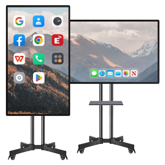 OH 49 inch Smart Board Screen Mirroring Reverse Control IR Touch 360° Rotatable 2K Monitor Wireless 4G/WiFi Connectivity for Digital Signage, Classrooms & Conferences