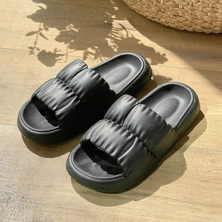 

Women Home Shoes Bathroom Slippers Soft Sole Slides Summer Beach Shoes