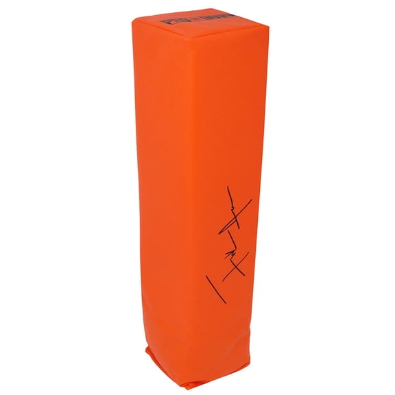 Frank Gore Signed Orange Endzone Football Pylon