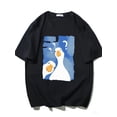 thumbnail image 1 of T Shirt Men's Graphic Funny White Ducks Design, 1 of 5