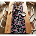 thumbnail image 2 of Vargottam Cotton Twill Table Runner 14 Wide, Leaves Design, Dining Table Runner for Farmhouse & Modern Decor Machine Washable Multiple Sizes (60" to 120"), 2 of 6
