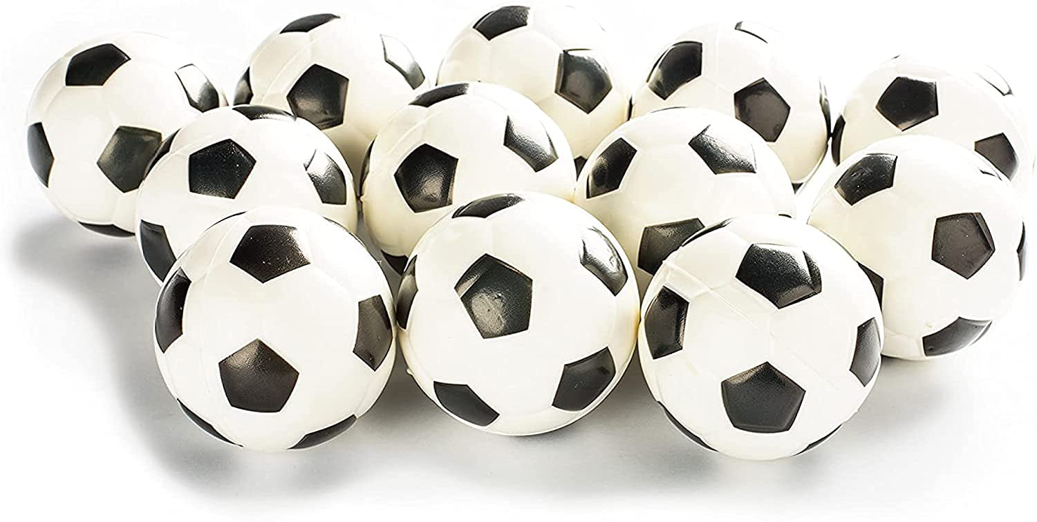 2.5" Soccer Stress Ball Balls Throw Toss Colors Gift Sports Sport Spongy Squeeze 