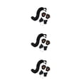 thumbnail image 1 of Sonducket Ears Tail Cosplay Props para Halloween Disfraces Fiestas Carnaval Negro Type1, 1 of 1