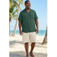 thumbnail image 5 of KingSize Men's Big & Tall  Solid Camp Shirt, 5 of 6