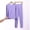 Clear, variant on 2 Piece Women's Underwear Set, Fall Lightweight Stretchy Crewneck Top & Long Johns Soft Base Layer, Size S-XXL