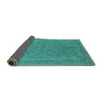 thumbnail image 2 of Ahgly Company Indoor Rectangle Oriental Turquoise Blue Industrial Area Rugs, 8' x 12', 2 of 4