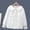 Beige1, variant on Elegant Girls Long Sleeve Party Blouse Ruffled Button Down Shirt for School and Occasions T-Shirts Kids Short Sleeve Crewneck Solid Basic Tees Casual Tops