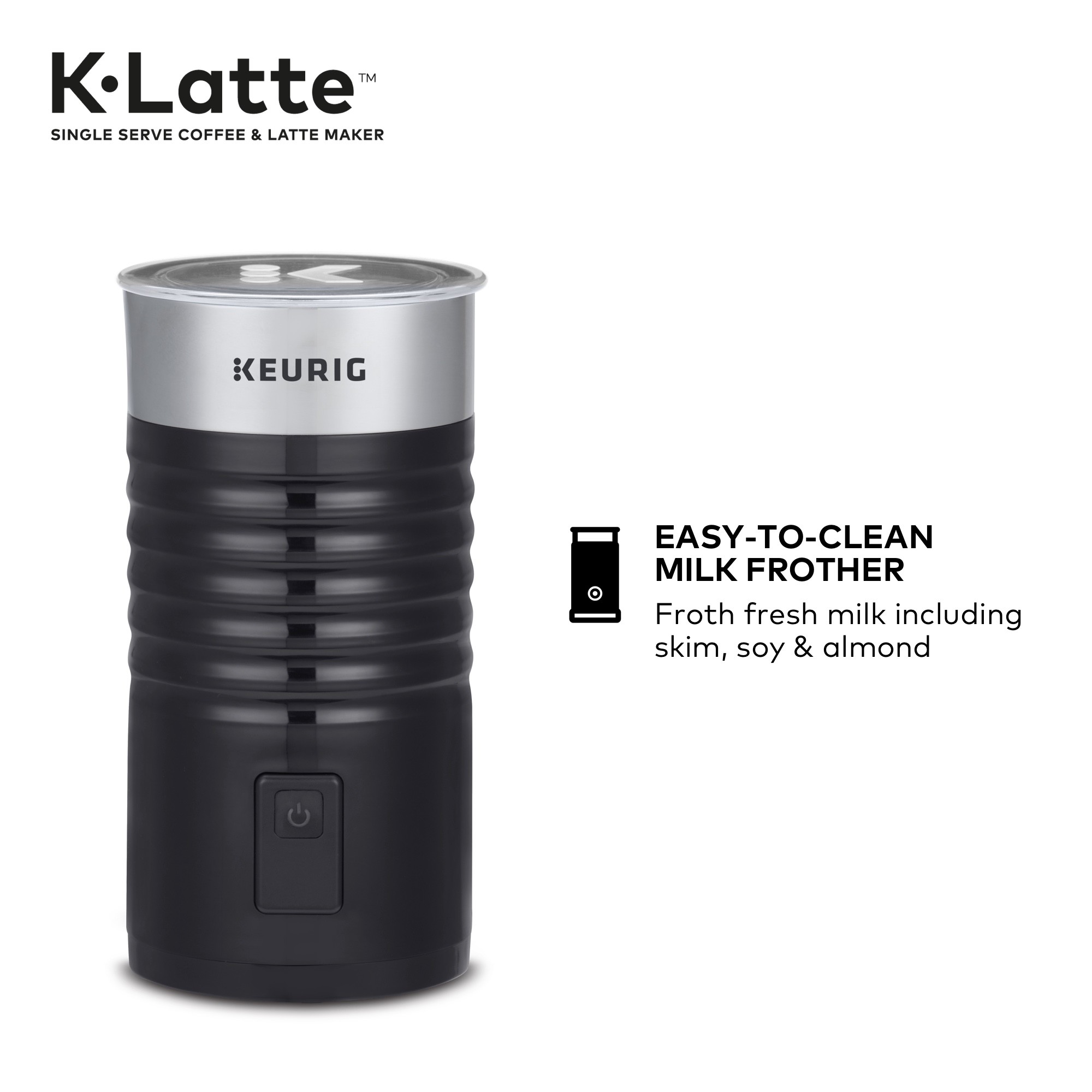 Keurig K-Latte Single Serve K-Cup Coffee and Latte Maker, Black - image 5 of 12