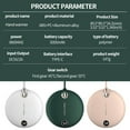 thumbnail image 2 of Portable Hand Warmer Power Bank Home Office Electric Hand Heater with Digital Display, Green, 2 of 8