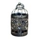 thumbnail image 1 of Portavelas pequeño de metal colgante con forma de jaula de pájaro, farol de vela, candelabro hueco. Estilo C, 1 of 7