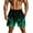 A Mint Green, variant on Men's Shorts Casual Casual Shorts for Men Casual Homewear Flame Printing Funny Printed Trousers Beach Sports Shorts Fast-Drying Trousers Orange XL