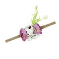 thumbnail image 3 of Diademas florale bebé, cabello, elástica recién nacido diadema niños , accesorio fotografía de fiest C Yotijar diadema de flores de seda, 3 of 5