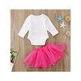 thumbnail image 5 of Princess Newborn Infant Baby Girl Romper Top+Tutu Tulle Skirt Outfit Clothes Set, 5 of 5