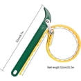 thumbnail image 2 of Adjustable Anti-Sliding Strap Wrench, 8 Inch Yellow Handle With Elastic Band For Firm Attachment, Non-Slip Design Ensures Superior Control, Suitable For Motor Vehicles Tractors, 2 of 5