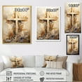 thumbnail image 4 of Designart "Spiritual Minimalist Symbol" Religious Landscape Floater Framed Canvas Wall Art, 4 of 5