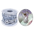 thumbnail image 4 of yuksok Ruban Perlé Applique Chiffon Rouleau Perlé pour Chaussures Gâteaux de Mariage Gris, 4 of 9