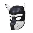 thumbnail image 1 of Neoprene Dog Full Face Puppy Mask, Novelty Costume Pup Hood Mask, 1 of 2