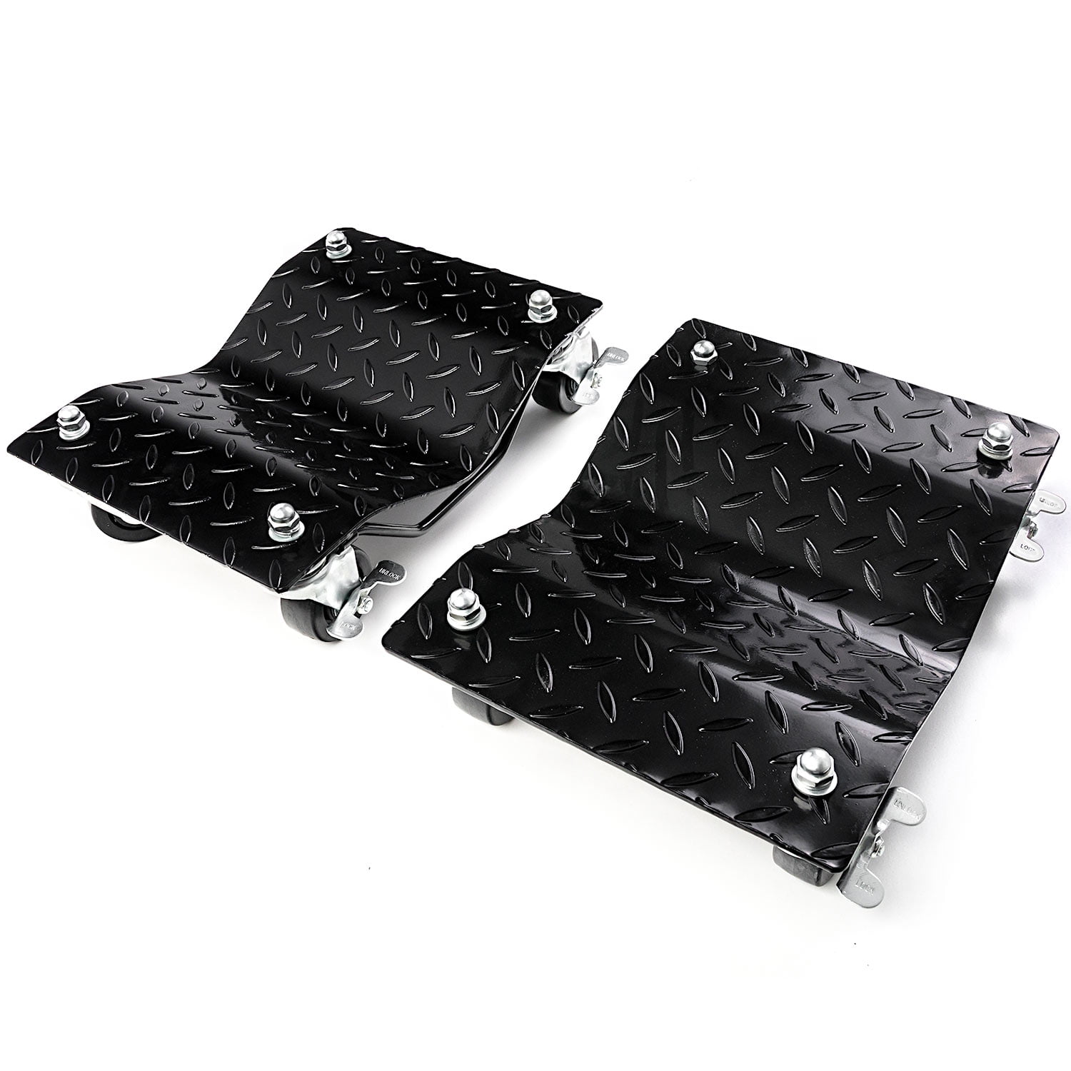 2x Heavy Duty Automotive Wheel Dolly Tire Dollies Set Great for