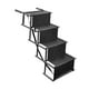 thumbnail image 2 of Rampa para perros para coche Jinwen Tela Oxford ligera 4 escalones Negro con estampado, 2 of 8