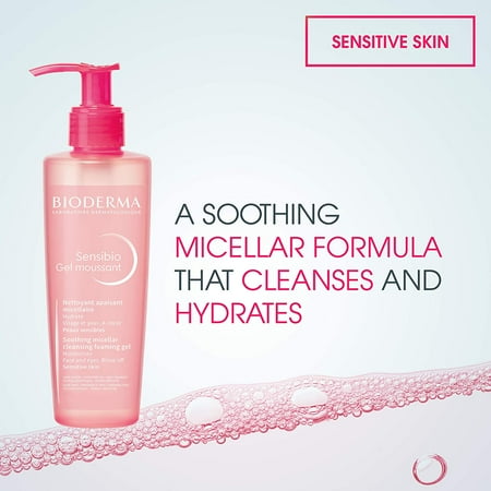 Bioderma - Sensibio - Foaming Gel - Cleansing and Make-Up Removing - Refreshing Feeling - for Sensitive Skin