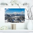 thumbnail image 1 of Austrian Alps Winter Panorama - Landscape Canvas Art Print, 1 of 3