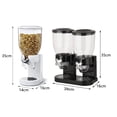 thumbnail image 6 of Naierhg Food Jar Dispenser Dustproof Good Sealing High Capacity Dry Food Dispenser Cereals Jar Storage Moistureproof Grains Candy Cereal Bucket Dispenser for Kitchen, 6 of 8