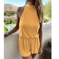 thumbnail image 2 of Summer Short Jumpsuit, Sleeveless Cotton Women Summer Romper For Vacation ANGGREK AH3201, 2 of 8