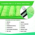 thumbnail image 2 of "Microfiber Mop Pads 4 Pack - Reusable Washable Cloth Mop Head Replacemen's Best Thick, 2 of 3