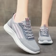 thumbnail image 4 of CHICVOMEY Women Walking Shoes with Shock-Absorbing Cushion Breathable for School Work & Daily Comfort Casual Shoes Tennis&Running Sneakers, 4 of 7